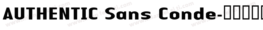 AUTHENTIC Sans Conde字体转换